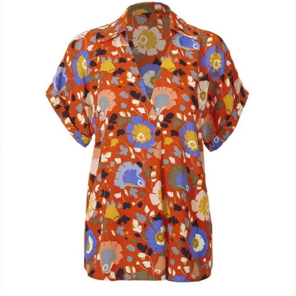 CAbi 5892 Visionary Replay Top Spring 2021 Medium EUC - Picture 2 of 8